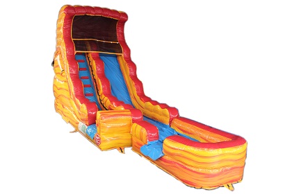 Flame Inflatable Water Slide